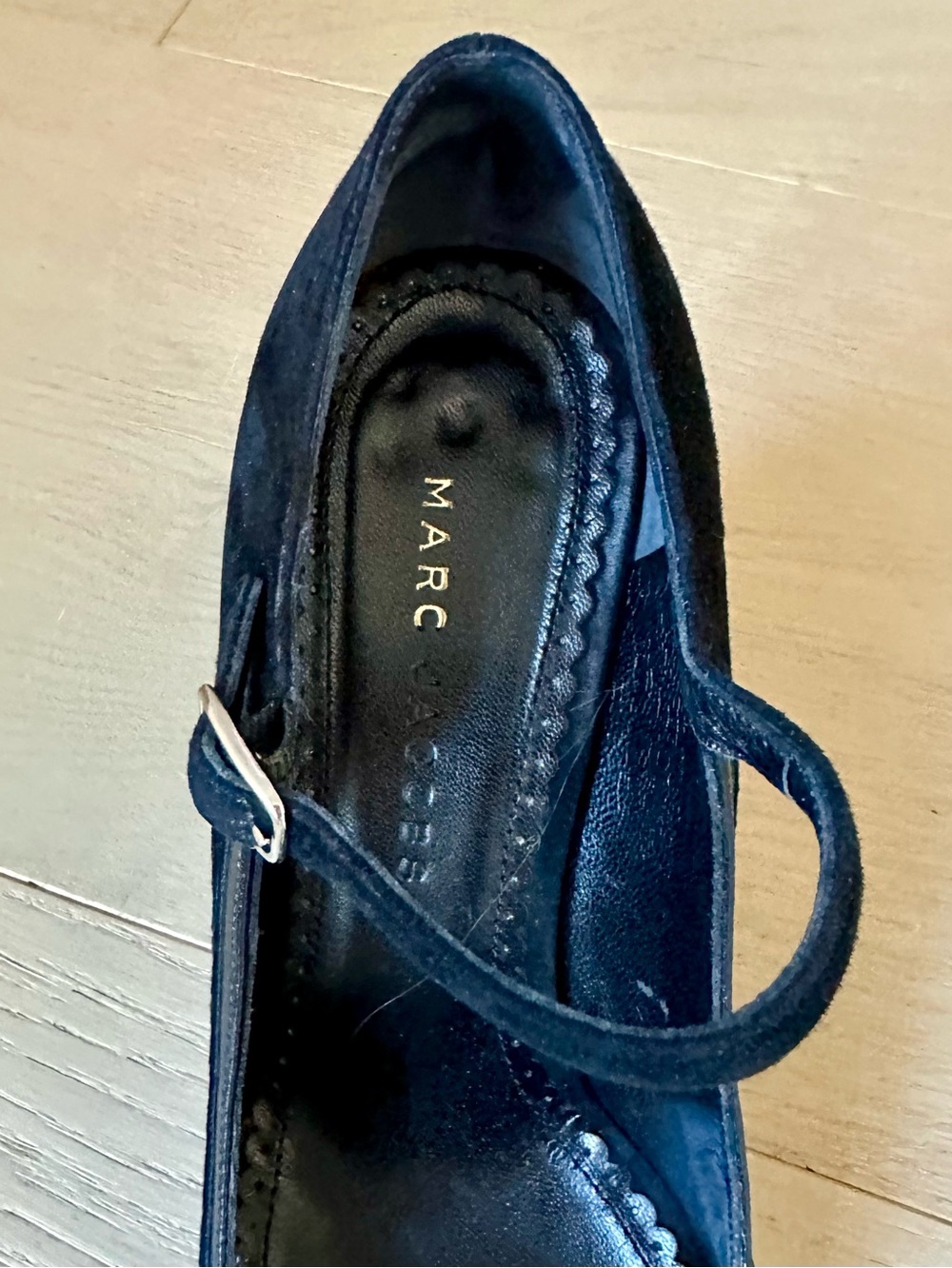 Marc Jacobs Black Suede Heels - Picture 4 of 12
